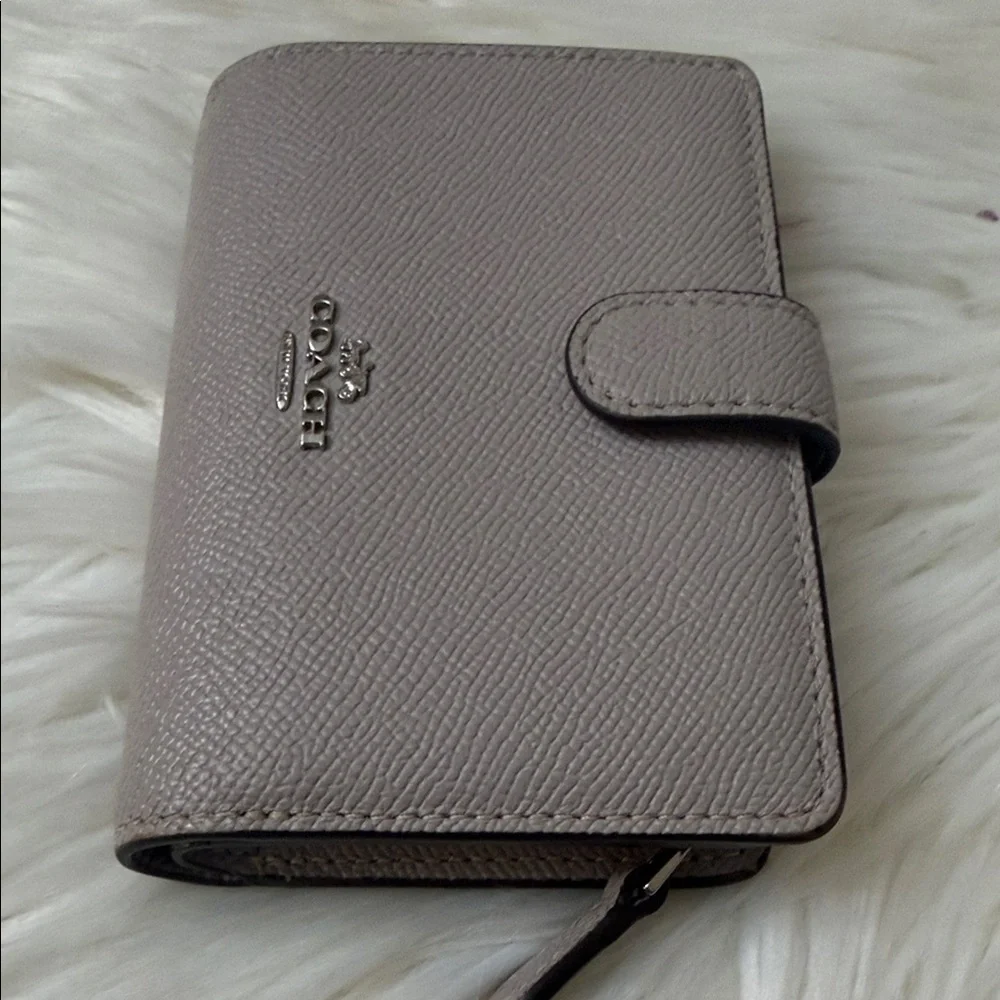 Coach Taupe Leather Men's Wallet